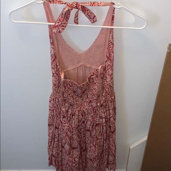Patterned Halter Dress - Picture 2 of 2